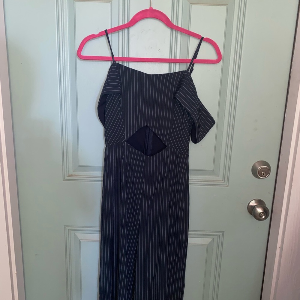 off the shoulder jumpsuit